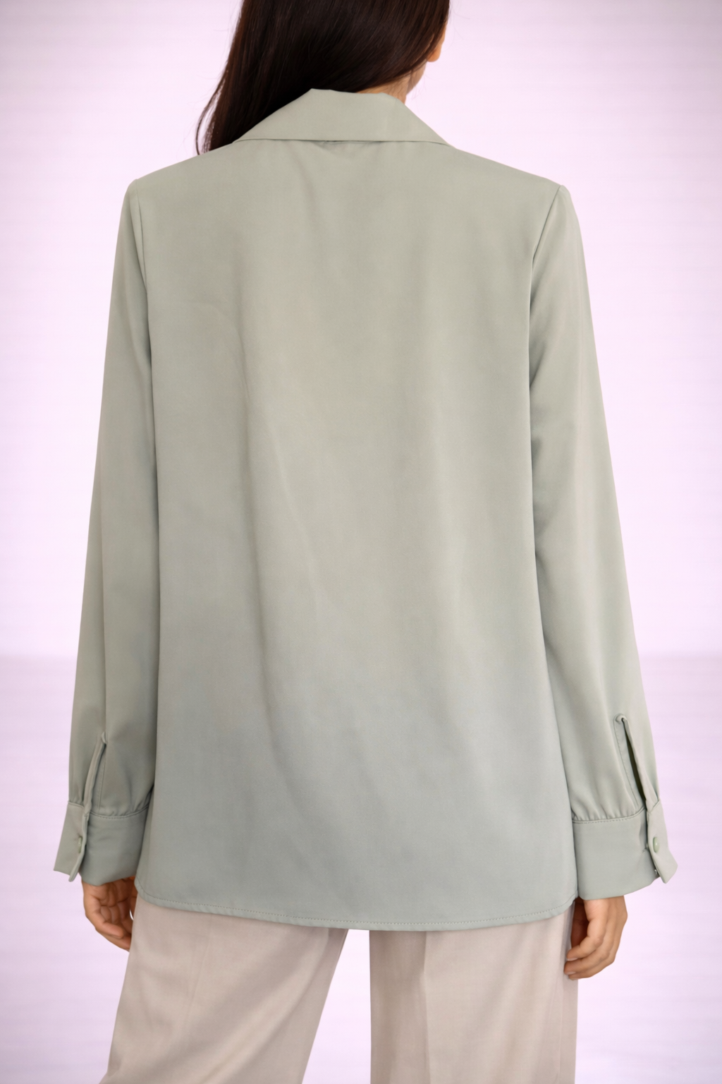 Blusa donna con fiocco e applicazioni luminose