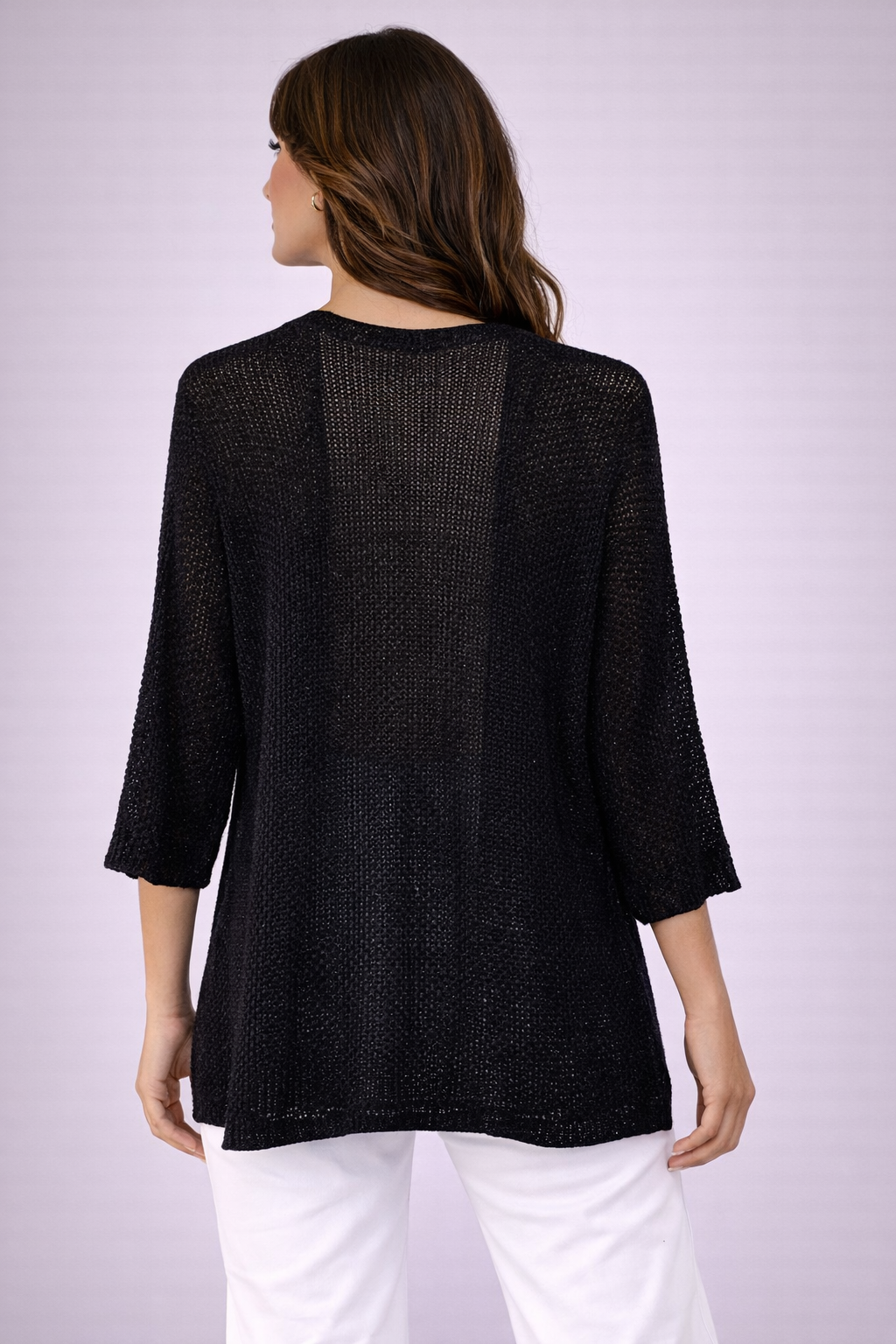 Cardigan donna leggero aperto